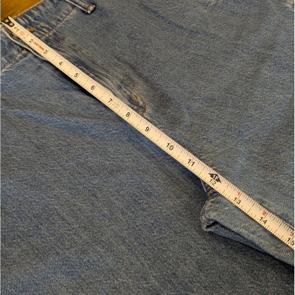 Madewell Wide Sweep Denim Trousers NT510 Womens 28 Blue High-rise Wide Leg - Picture 7 of 11